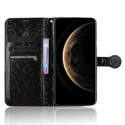 For Huawei Mate 70 Wallet Case Dot Pattern Imprint PU Leather Phone Cover