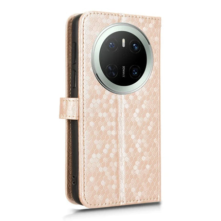 For Huawei Mate 70 Wallet Case Dot Pattern Imprint PU Leather Phone Cover