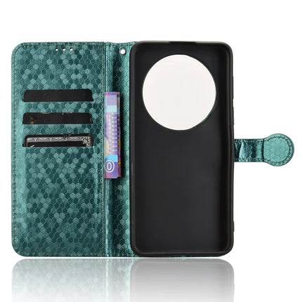 For Huawei Mate 70 Wallet Case Dot Pattern Imprint PU Leather Phone Cover