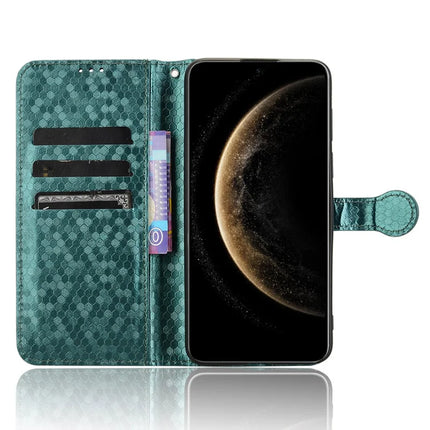 For Huawei Mate 70 Wallet Case Dot Pattern Imprint PU Leather Phone Cover