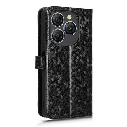 For Blackview Shark 9 5G Wallet Case Dot Pattern Imprint PU Leather Phone Cover