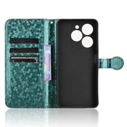 For Blackview Shark 9 5G Wallet Case Dot Pattern Imprint PU Leather Phone Cover