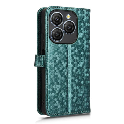 For Blackview Shark 9 5G Wallet Case Dot Pattern Imprint PU Leather Phone Cover