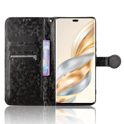 Wallet Case For Honor X60 Pro 5G / X9c 5G / Magic7 Lite 5G Dot Pattern Imprint PU Leather Phone Cover