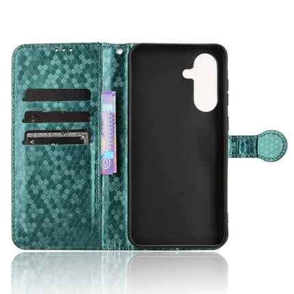 For Samsung Galaxy A36 5G Wallet Case Dot Pattern Imprint PU Leather Phone Cover