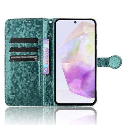 For Samsung Galaxy A36 5G Wallet Case Dot Pattern Imprint PU Leather Phone Cover