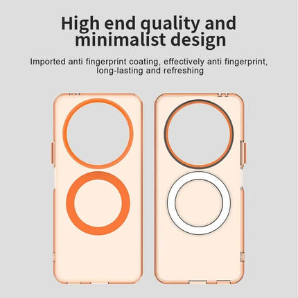 For Honor X60 5G Case Compatible with MagSafe PC+TPU+PET Anti-Drop Phone Cover