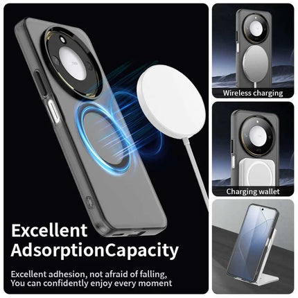 For Honor X60 5G Case Compatible with MagSafe PC+TPU+PET Anti-Drop Phone Cover
