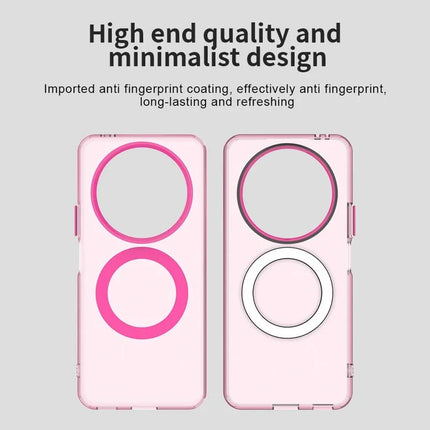 For Honor X60 5G Case Compatible with MagSafe PC+TPU+PET Anti-Drop Phone Cover