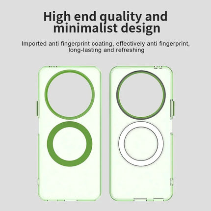 For Honor X60 5G Case Compatible with MagSafe PC+TPU+PET Anti-Drop Phone Cover