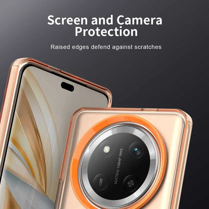 For Honor X60 Pro 5G Case Compatible with MagSafe PC+TPU+PET Anti-Drop Phone Cover
