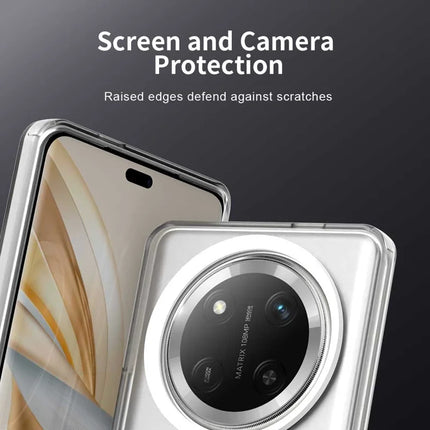For Honor X60 Pro 5G Case Compatible with MagSafe PC+TPU+PET Anti-Drop Phone Cover