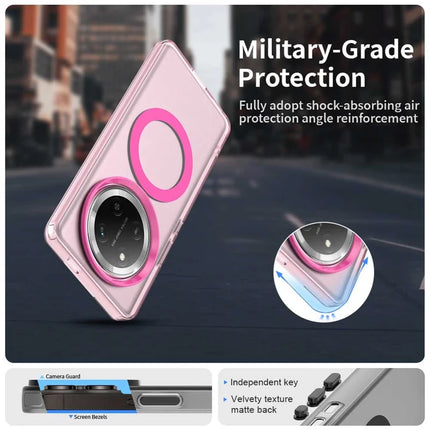 For Honor X60 Pro 5G Case Compatible with MagSafe PC+TPU+PET Anti-Drop Phone Cover