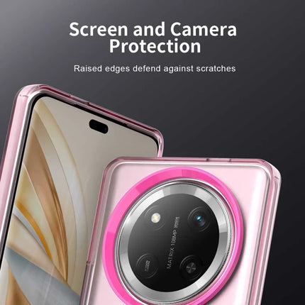 For Honor X60 Pro 5G Case Compatible with MagSafe PC+TPU+PET Anti-Drop Phone Cover