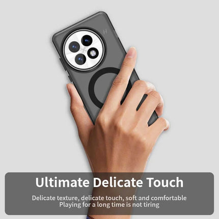 For OnePlus 13 Case Compatible with MagSafe PC+TPU+PET Anti-Drop Phone Cover