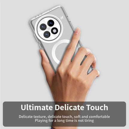 For OnePlus 13 Case Compatible with MagSafe PC+TPU+PET Anti-Drop Phone Cover