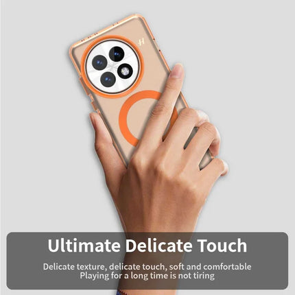 For OnePlus 13 Case Compatible with MagSafe PC+TPU+PET Anti-Drop Phone Cover