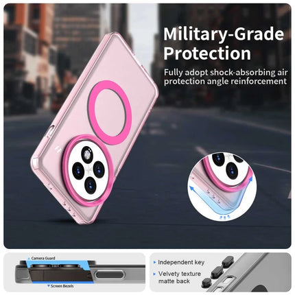 For OnePlus 13 Case Compatible with MagSafe PC+TPU+PET Anti-Drop Phone Cover