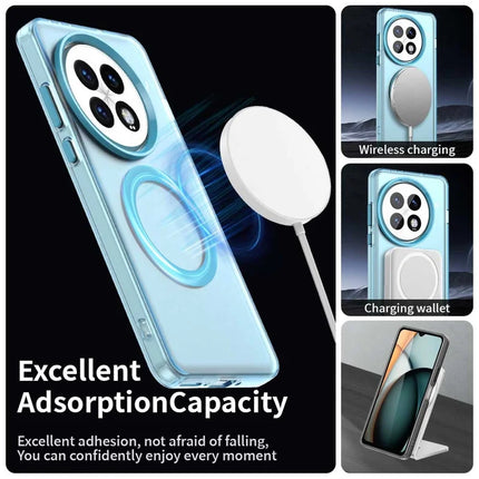 For OnePlus 13 Case Compatible with MagSafe PC+TPU+PET Anti-Drop Phone Cover