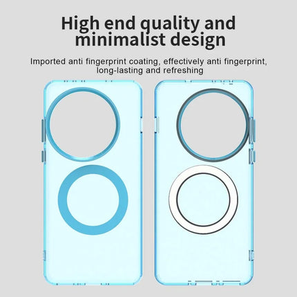 For OnePlus 13 Case Compatible with MagSafe PC+TPU+PET Anti-Drop Phone Cover