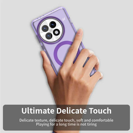 For OnePlus 13 Case Compatible with MagSafe PC+TPU+PET Anti-Drop Phone Cover