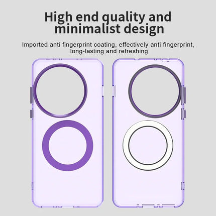 For OnePlus 13 Case Compatible with MagSafe PC+TPU+PET Anti-Drop Phone Cover