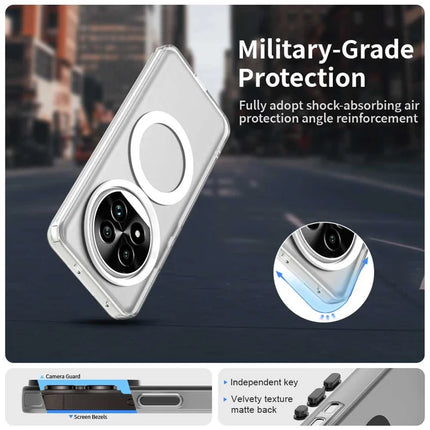 For Realme 13 Pro 5G (Global)  /  13 Pro+ 5G (Global) Case Compatible with MagSafe PC+TPU+PET Anti-Drop Phone Cover