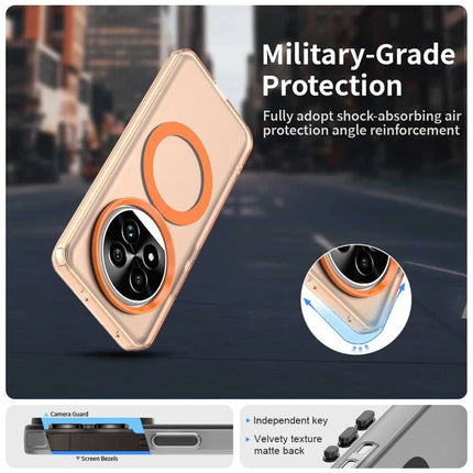 For Realme 13 Pro 5G (Global)  /  13 Pro+ 5G (Global) Case Compatible with MagSafe PC+TPU+PET Anti-Drop Phone Cover