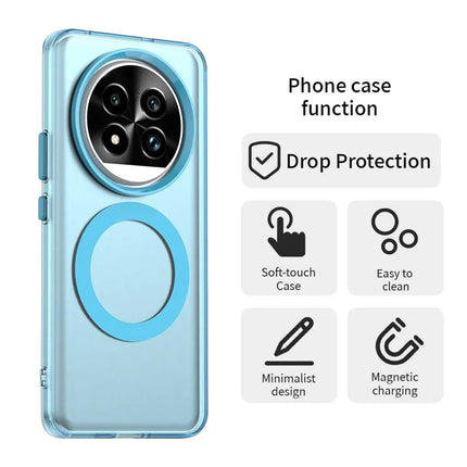 For Realme 13 Pro 5G (Global)  /  13 Pro+ 5G (Global) Case Compatible with MagSafe PC+TPU+PET Anti-Drop Phone Cover