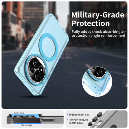 For Realme 13 Pro 5G (Global)  /  13 Pro+ 5G (Global) Case Compatible with MagSafe PC+TPU+PET Anti-Drop Phone Cover