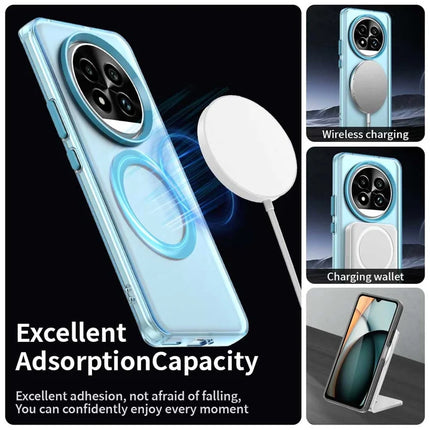 For Realme 13 Pro 5G (Global)  /  13 Pro+ 5G (Global) Case Compatible with MagSafe PC+TPU+PET Anti-Drop Phone Cover