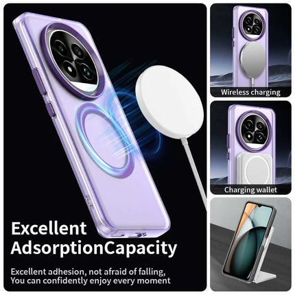 For Realme 13 Pro 5G (Global)  /  13 Pro+ 5G (Global) Case Compatible with MagSafe PC+TPU+PET Anti-Drop Phone Cover
