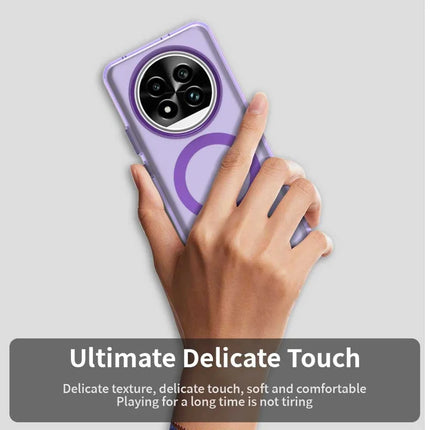 For Realme 13 Pro 5G (Global)  /  13 Pro+ 5G (Global) Case Compatible with MagSafe PC+TPU+PET Anti-Drop Phone Cover