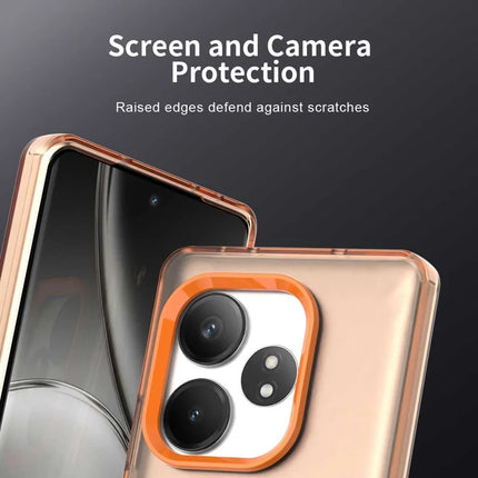 Phone Case For Realme GT 6 5G  /  GT 6T 5G  /  GT Neo6 SE 5G  /  GT Neo6 5G Compatible with MagSafe PC+TPU+PET Anti-Drop Phone Cover