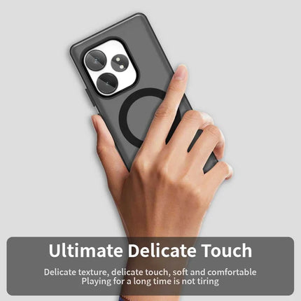 Phone Case For Realme GT 6 5G  /  GT 6T 5G  /  GT Neo6 SE 5G  /  GT Neo6 5G Compatible with MagSafe PC+TPU+PET Anti-Drop Phone Cover