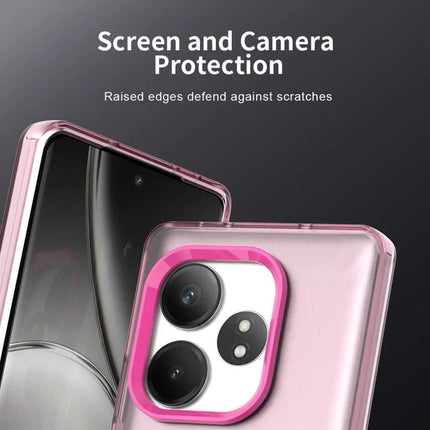 Phone Case For Realme GT 6 5G  /  GT 6T 5G  /  GT Neo6 SE 5G  /  GT Neo6 5G Compatible with MagSafe PC+TPU+PET Anti-Drop Phone Cover