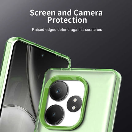 Phone Case For Realme GT 6 5G  /  GT 6T 5G  /  GT Neo6 SE 5G  /  GT Neo6 5G Compatible with MagSafe PC+TPU+PET Anti-Drop Phone Cover