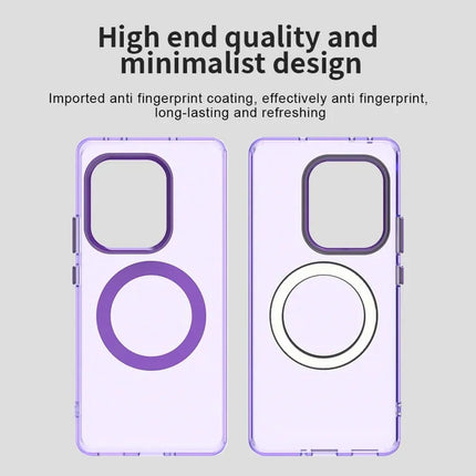 Phone Case For Realme GT 6 5G  /  GT 6T 5G  /  GT Neo6 SE 5G  /  GT Neo6 5G Compatible with MagSafe PC+TPU+PET Anti-Drop Phone Cover