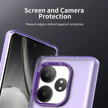 Phone Case For Realme GT 6 5G  /  GT 6T 5G  /  GT Neo6 SE 5G  /  GT Neo6 5G Compatible with MagSafe PC+TPU+PET Anti-Drop Phone Cover