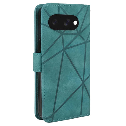 For Google Pixel 9a Stand Case Line Pattern Leather Phone Cover