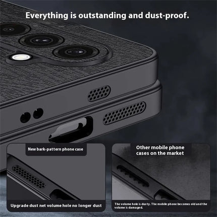 For Samsung Galaxy A16 5G  /  4G Case Wood Texture PU Leather Coated PC+TPU Phone Cover