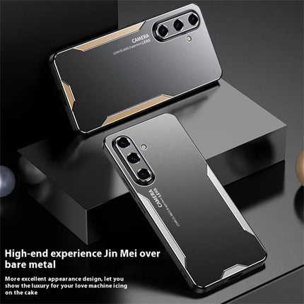 For Samsung Galaxy A56 5G Phone Case Aluminium Alloy TPU PC Back Cover
