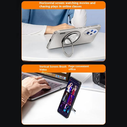 For Honor 200 Pro 5G Case Compatible with MagSafe Kickstand TPU+PC Heat Dissipation Phone Cover