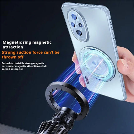 For Honor 200 Pro 5G Case Compatible with MagSafe Kickstand TPU+PC Heat Dissipation Phone Cover