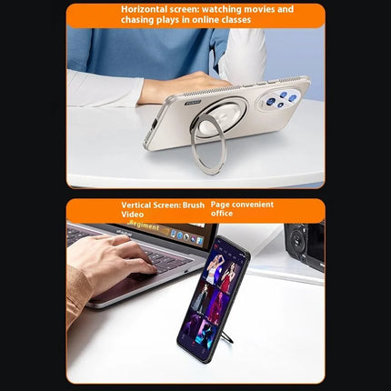 For Honor 200 Pro 5G Case Compatible with MagSafe Kickstand TPU+PC Heat Dissipation Phone Cover