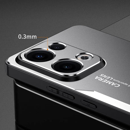 For Oppo Reno13 5G (Global) Phone Case Aluminium Alloy TPU PC Back Cover