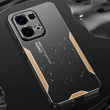 For Oppo Reno13 5G (Global) Phone Case Aluminium Alloy TPU PC Back Cover