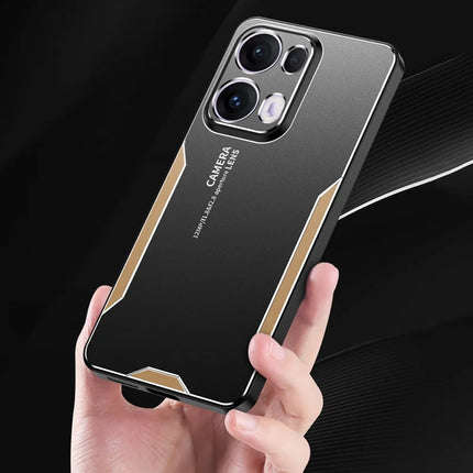 For Oppo Reno13 Pro 5G Phone Case Aluminium Alloy TPU PC Back Cover