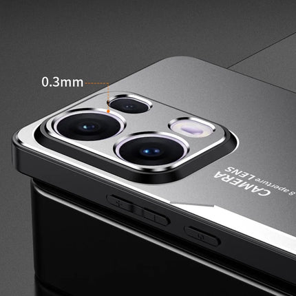 For Oppo Reno13 Pro 5G Phone Case Aluminium Alloy TPU PC Back Cover