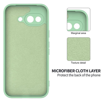 For Google Pixel 9a Case Liquid Silicone Phone Back Cover with Hand Strap